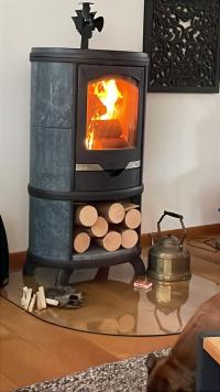 The round beech briquettes burn well. Fast delivery 