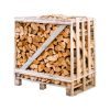 Half pallet kiln dried split alder logs 25cm