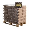 Round beech briquettes full pallet 96 packs x 10kg - 960kg