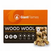 Giant Flames wood wool firelighters box 48 pieces 