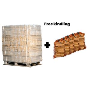 Pallet RUF briquettes with free 5 bags kindling