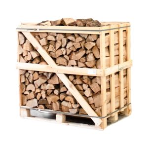 Half pallet kiln dried split oak logs 25cm