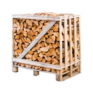 Half pallet kiln dried split alder logs 25cm
