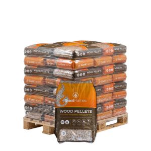 Giant Flames wood pellets half pallet 35 bags x 15kg - 525kg