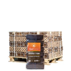 Pini Kay briquettes (NL) half pallet 48 packs x 10kg - 480kg