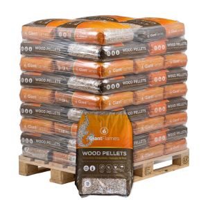 Giant Flames wood pellets full pallet 65 bags x 15kg - 975kg