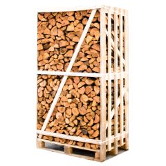 Full pallet kiln dried split alder logs 25cm
