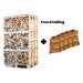 Full pallet kiln dried alder logs 25cm + free 5 bags kindling