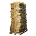 88 nets kiln dried alder logs 22L 25cm