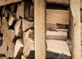 Storing firewood tips