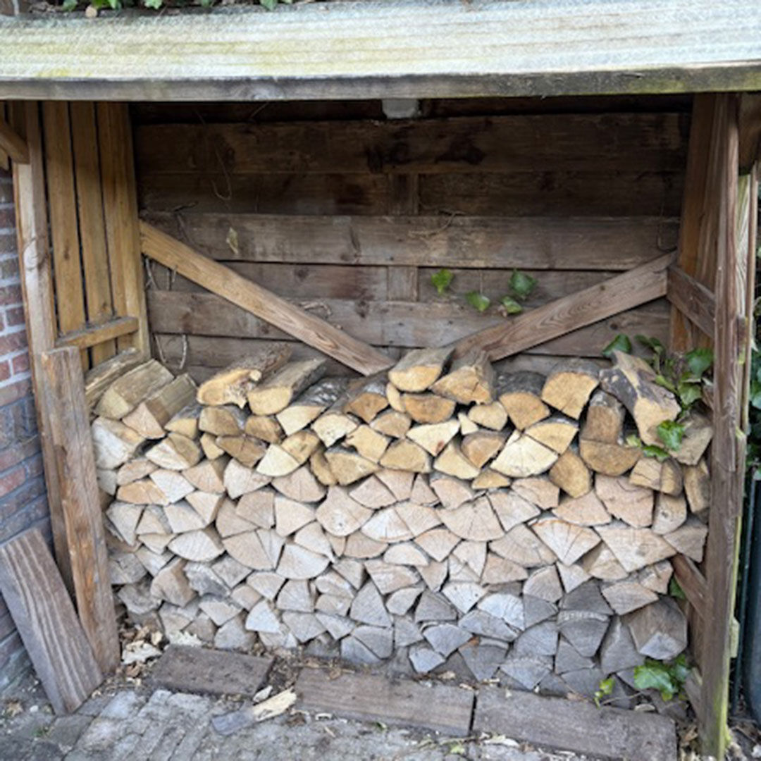 Large firewood storage